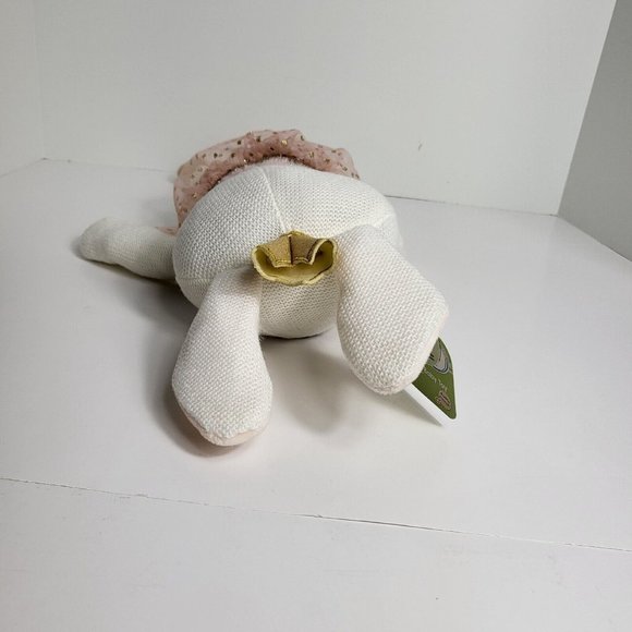 Spark Create Imagine Knit Plush Holiday Winter Bunny Rabbit Rattle Crinkle New - Picture 14 of 16